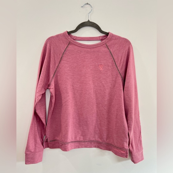 Victoria's Secret Tops - Victoria’s Secret Long Sleeve‎ shirt Dark Pink Size Small